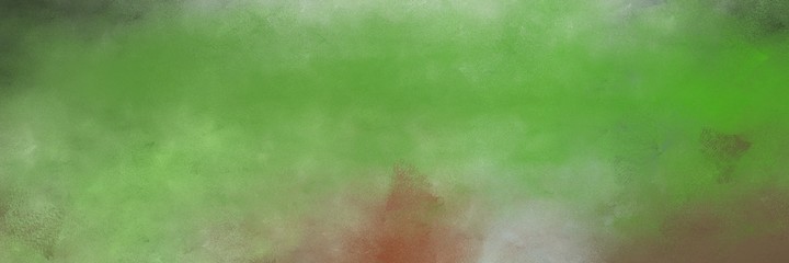 Poster - awesome moderate green and dark olive green colored vintage abstract painted background with space for text or image. can be used as horizontal background graphic