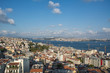 View of Istanbul from the Galata tower. Istanbul, Turkey.
