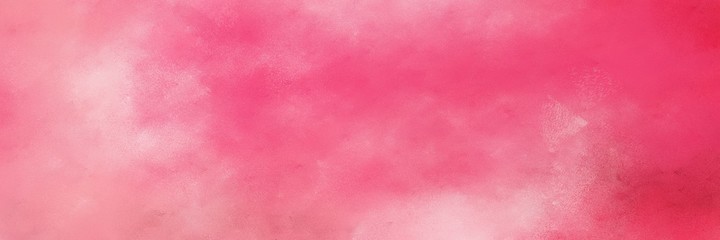 Poster - stunning vintage abstract painted background with light coral, pale violet red and baby pink colors and space for text or image. can be used as horizontal header or banner orientation