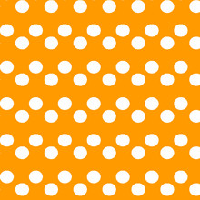 Yellow White Dots Pattern Background