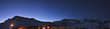 panoramic dusk over the andes mountains