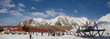 panoramic image of Las Leñas ski resort, Mendoza, Argentina