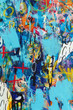© Aleksandra Konoplya - Original Hand drawn modern Multi Colored mixed media art canvas textured background . Abstract oil and acrylic painting creative collage of paper and puzzle pieces. Textured Contemporary Poster design