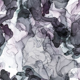 Alcohol ink, grey shades, seamless pattern, hand painted 