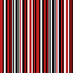 Leinwandbilder - Stripe pattern with navy black, red and white colors vertical parallel stripes.vector stripe pattern background.