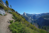 Fototapeta Kuchnia - hiking the panorama trail in yosemite national park, california, usa