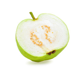 Fresh guava isolated on a white background