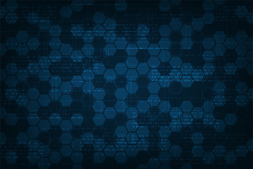 Vector background technology in the concept of digital.