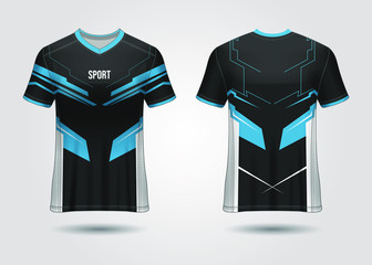 Sport Jersey Template Design Vector