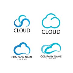 cloud logo vector