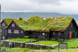 Fototapeta Sawanna - Kirkjubour auf den Färör Inseln