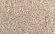 Close view of enriched long grain rice