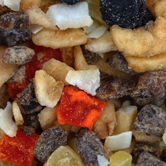Wall Mural - Dried fruit mix close view