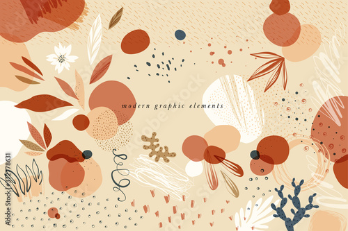 Fotomural Create your own design with these graphic items