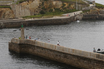 Tapia de Casariego, beautiful coastal village in Asturias,Spain. 