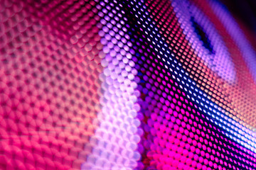 CloseUp LED blurred screen. LED soft focus background. abstract background ideal for design.