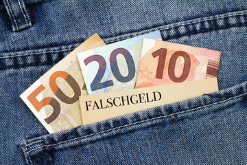 Poster - Falschgeld