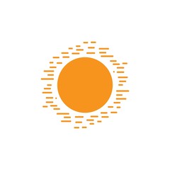 Wall Mural - Sun Vector logo summer icon design. Sun burst star logo icon. Vector yellow sun symbol