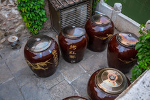 Giant Chinese Kao Hong Shu Jars, Special Jars For The Chinese Roasted Sweet Potato
