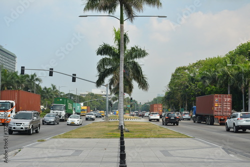 Fotomural Roxas boulevard in Manila, Philippines
