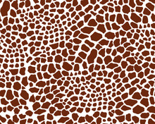 Seamless Giraffe Skin Like Pattern