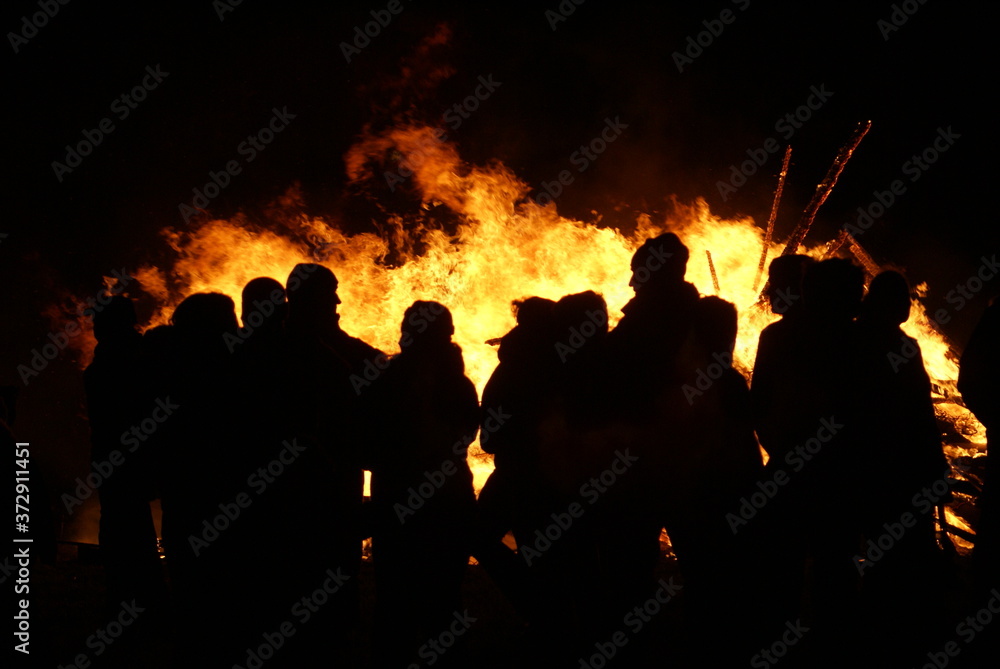 Guy Fawkes Night, Bonfire Night and Fireworks Night, 5th November, in ...