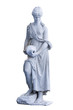 © Юлия Усикова - Antique statue of a woman with a jug on a white isolated background.
