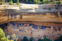 Cliff Dwellings In Mesa Verde National Parks, Colorado