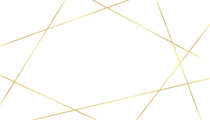 Wall Mural - white background with golden luxury lines shapes