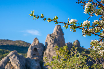 Sticker - Rocks and mountains