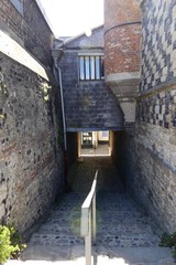 Canvas Print - narrow street in the old town