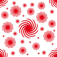 Illustration Of Red Swirls On White Background, A Beautiful Fancy Wallpaper