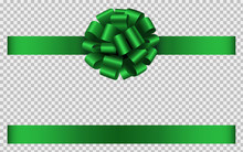 Green Ribbon With Bow
