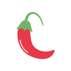 Wall Mural - chili icon image, flat style