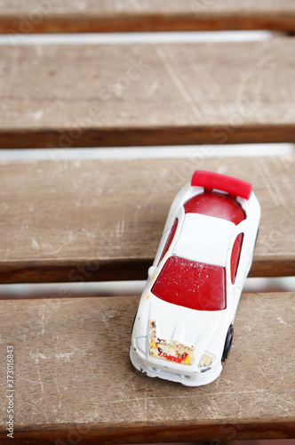Cuadros en Lienzo POZNAN, POLAND - Jul 29, 2020: Mattel Hot Wheels toy car