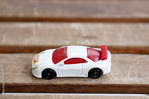 Fotomural POZNAN, POLAND - Jul 29, 2020: Mattel Hot Wheels toy car