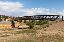 Bridge Over The River In Douglas County, Colorado