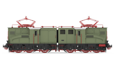 Wall Mural - Diesel Locomotive Train Isolated