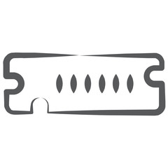 
Vector of ram in modern linear style, random access memory 

