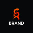 letter R snake logo design inspiration, Letter R Snake Minimalist Logo Design