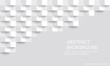© Coosh448 - White geometric texture. Background 3d paper art style. Can be used in cover design, poster, flyer, website backgrounds for advertising. Vector EPS 10