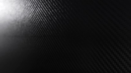 Wall Mural - Carbon fiber texture pattern background seamless motion loop. 3D animation