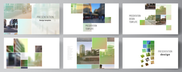 Wall Mural - vector layout of the presentation slides design business templates, multipurpose template for presen