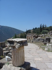 Wall Mural - ruins of ancient greek temple