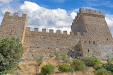 ancient historic Genoese castle or fortress