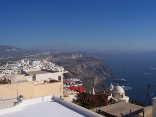 Wall Mural - oia village in santorini greece