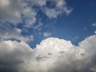 blue sky with clouds