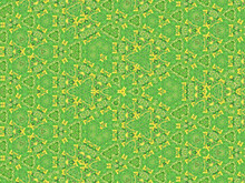Bright Green Kaleidoscope Patterned Background For Wallpapers