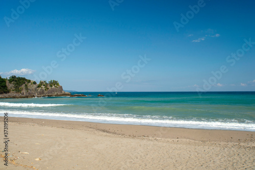 四国 高知県四万十市名鹿海水浴場 Stock Photo Adobe Stock