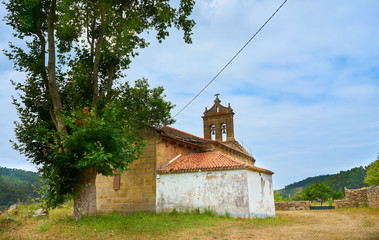 Sticker - Beautiful view of the hermitage of the Virgin of Mercy